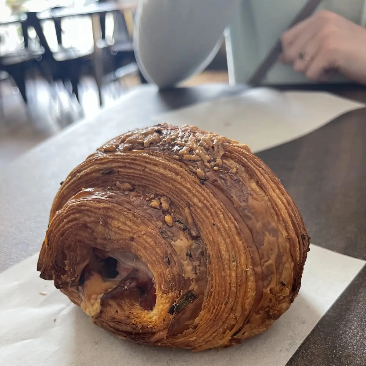 Rosemary Ham and Cheese Croissant