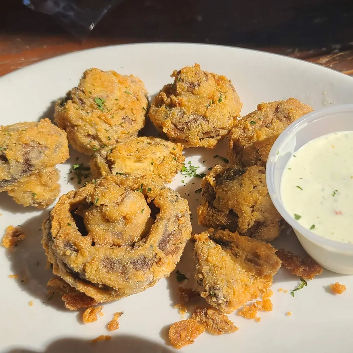 Beer Battered Mushrooms