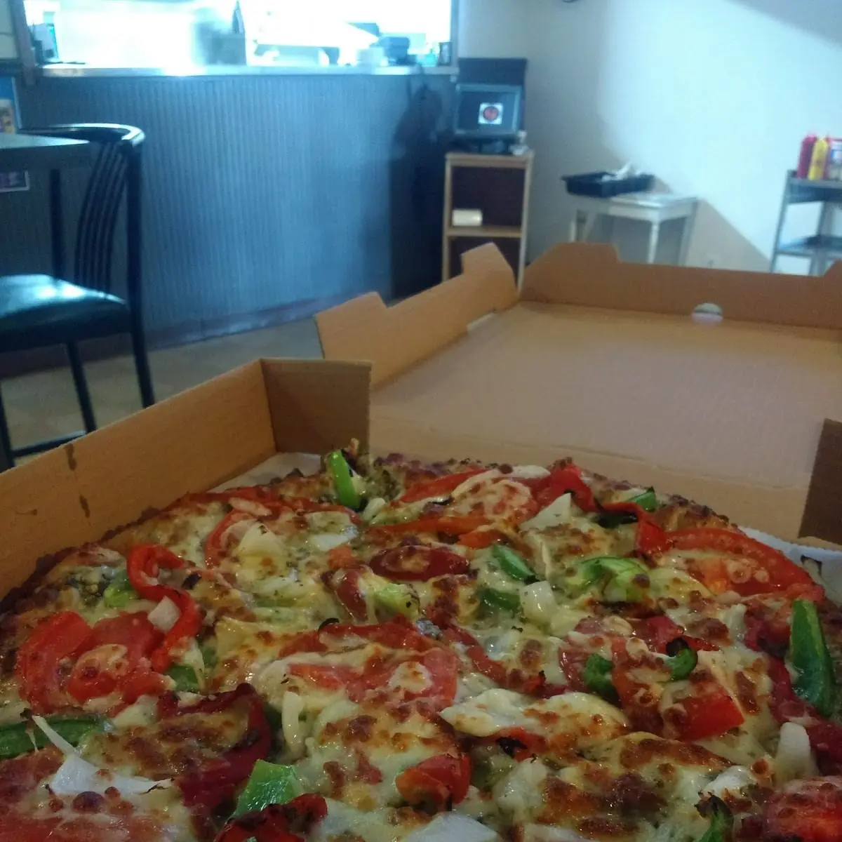 Veggie Pesto Pizza