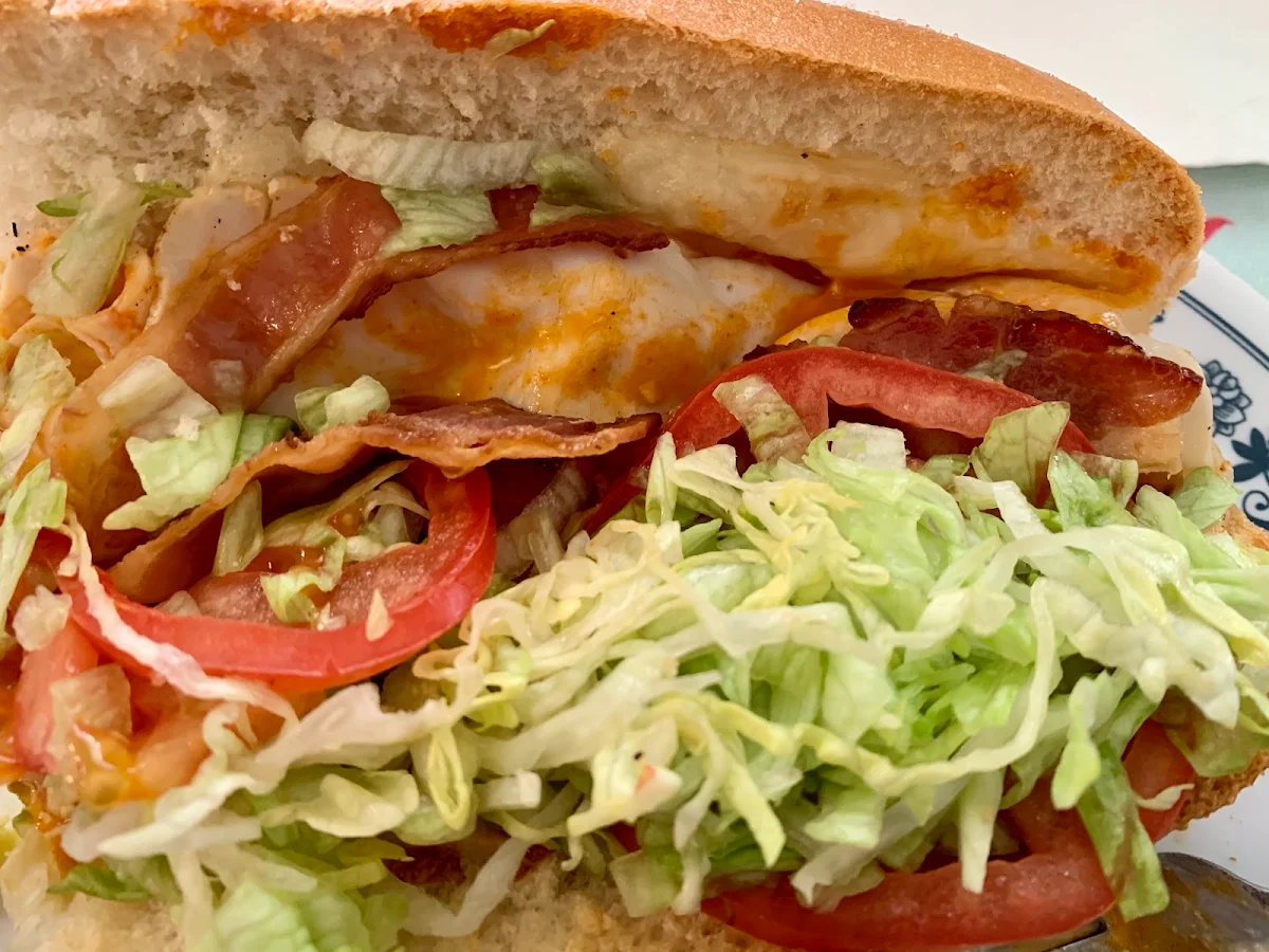 Aaron's Buffalo Chicken blt