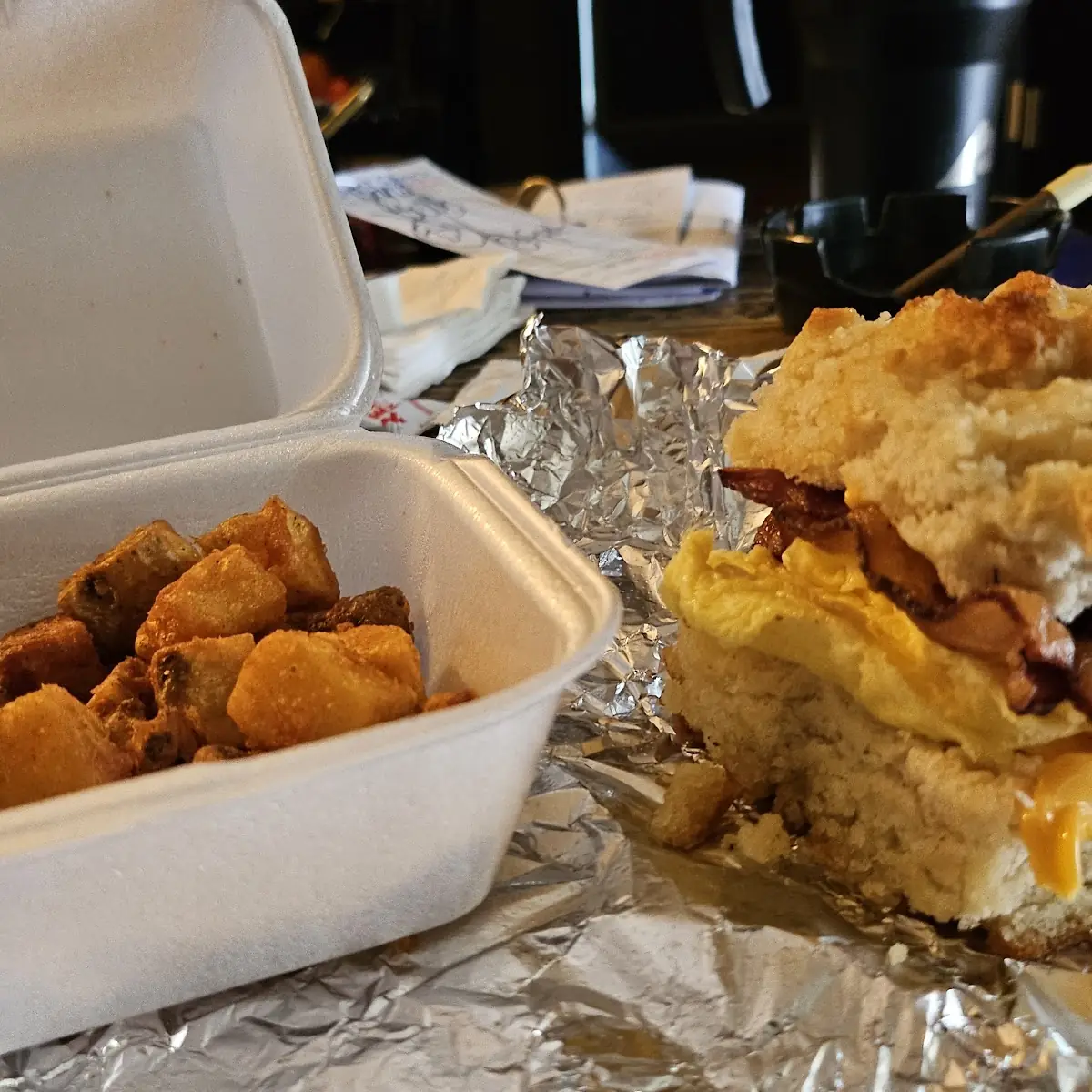 Bacon Egg and Cheese Biscuit
