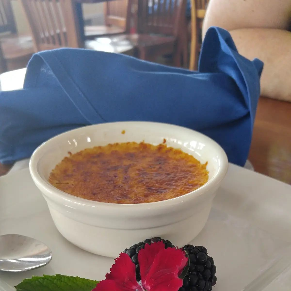Classic Creme Brulee with Fresh Berries