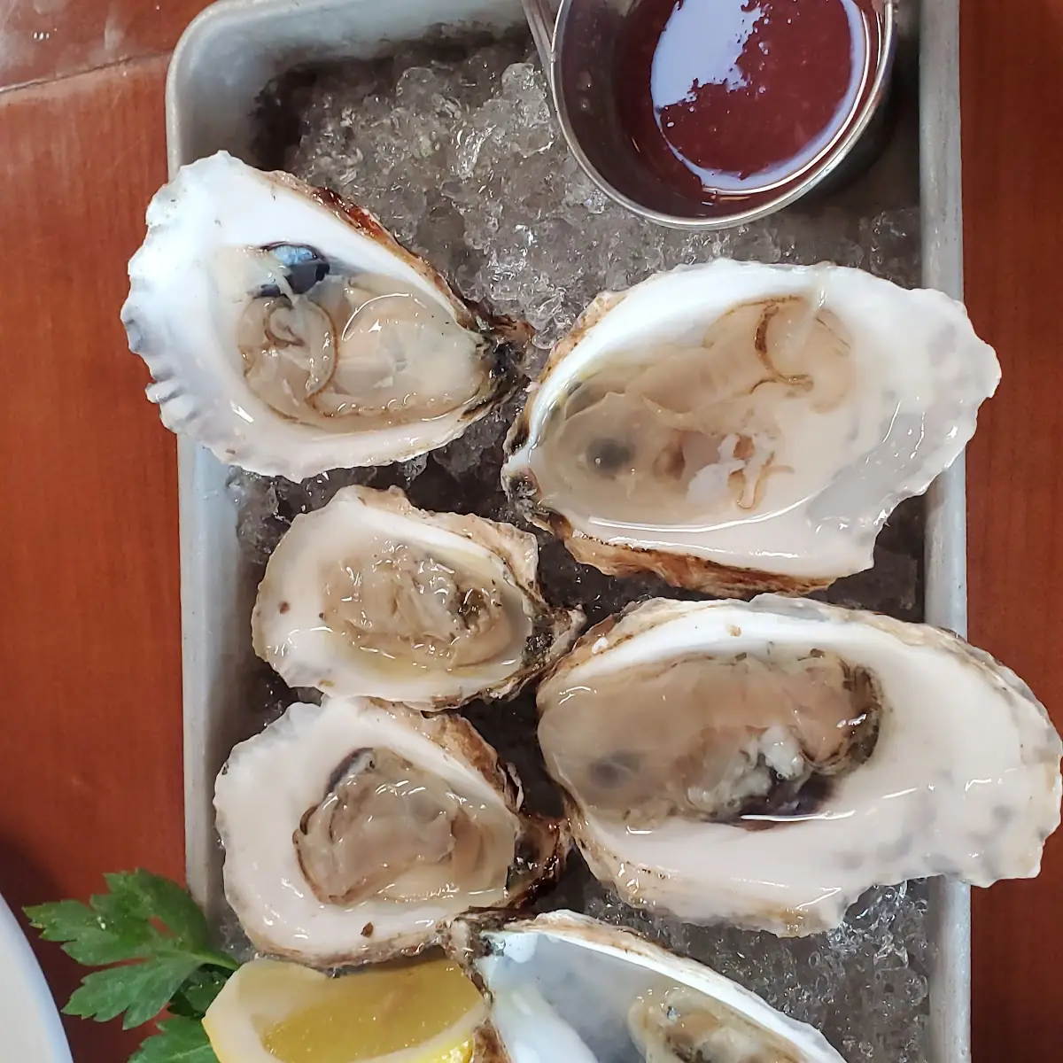 Raw Oysters on the Half Shell