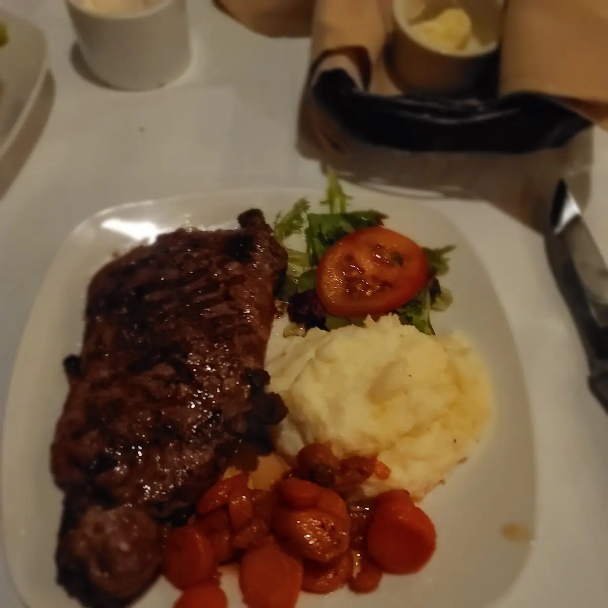 Glazed Carrots and Mashed Potatoes
