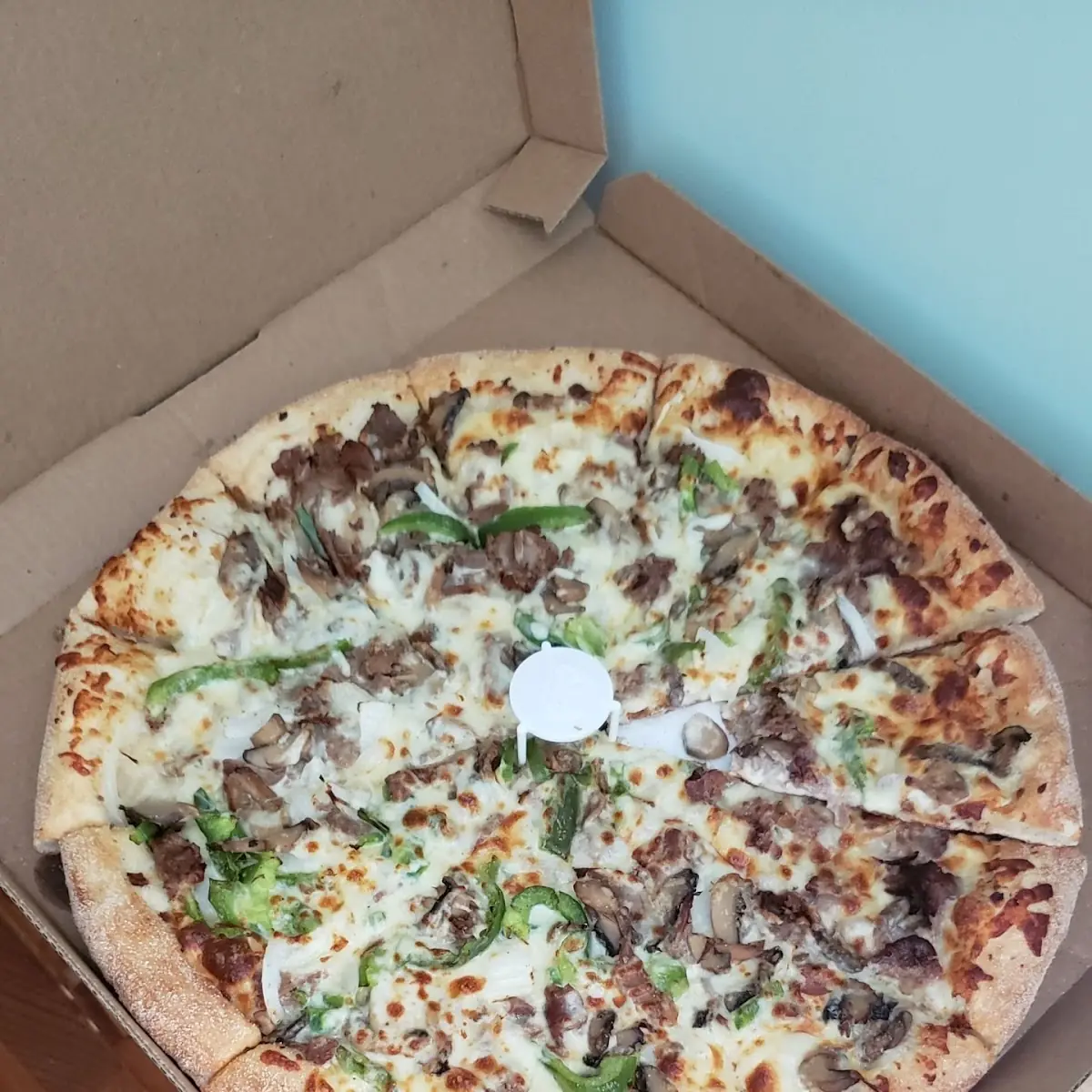 Philly Cheesesteak Pizza