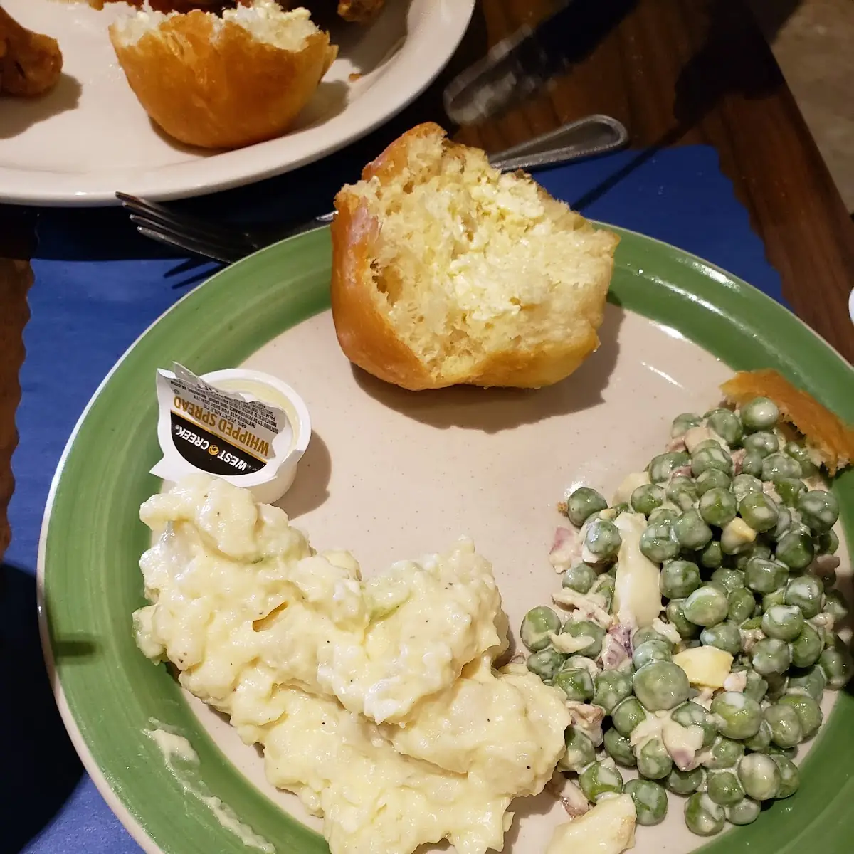 Potato Salad & Creamed Peas