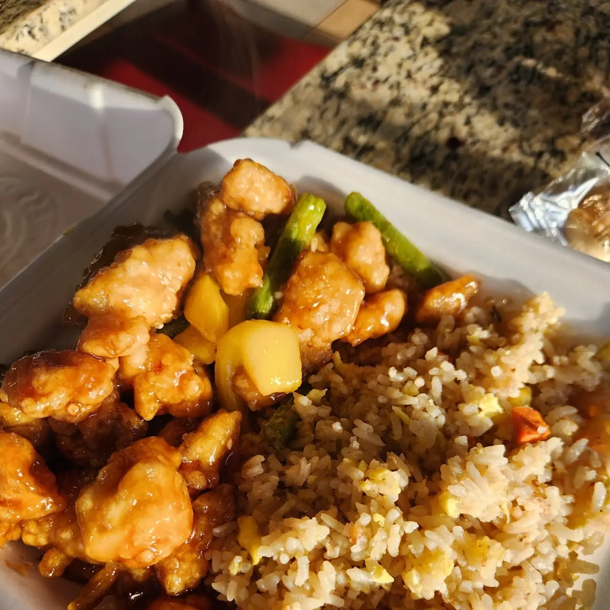 Orange Chicken and Rice