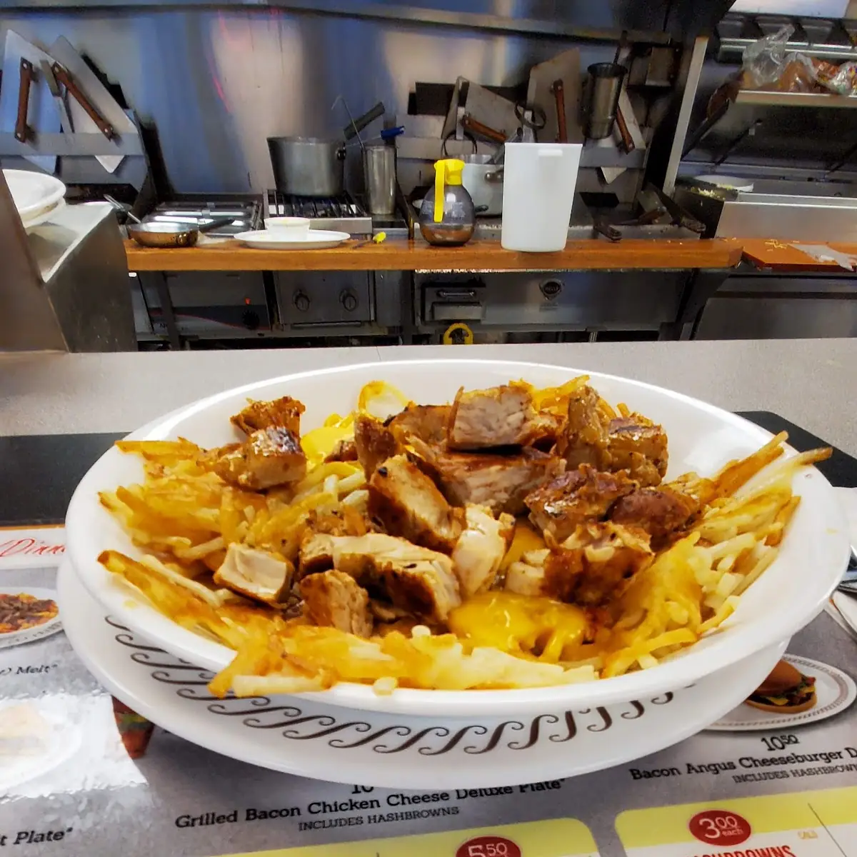 Chicken with Hash Brown