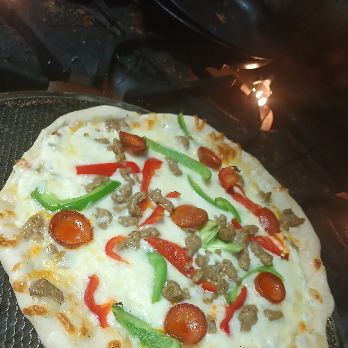 Veggie Pizza Whit Peppers