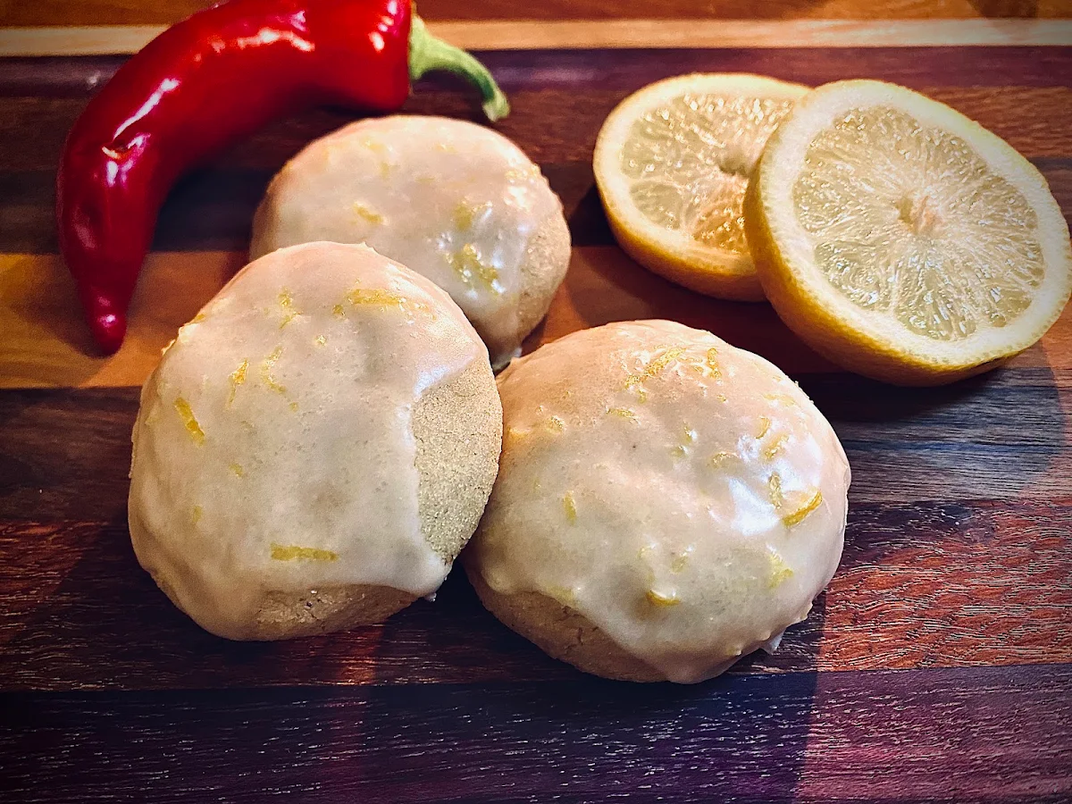 Spicy Sugar Cookie Lemon Glaze - 1 2 Dozen