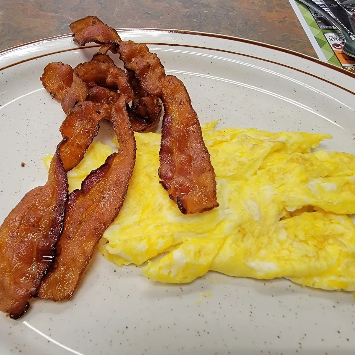 Scrambled Eggs and Bacon