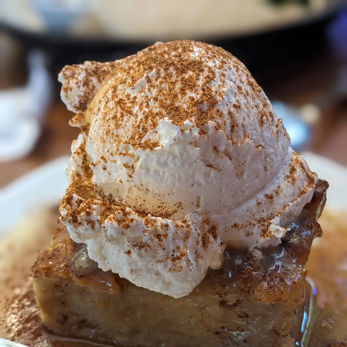 Bread Pudding with Caramel Sauce