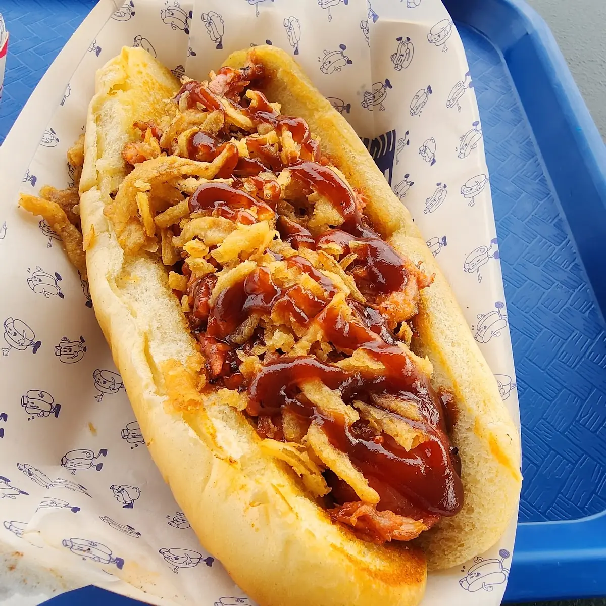 Pulled Pork Hot Dog