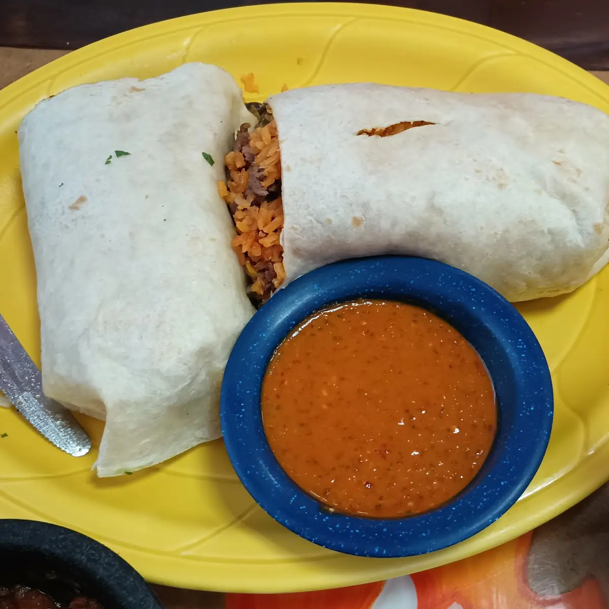 10. One Taco, One Beef Burrito, Rice and Beans