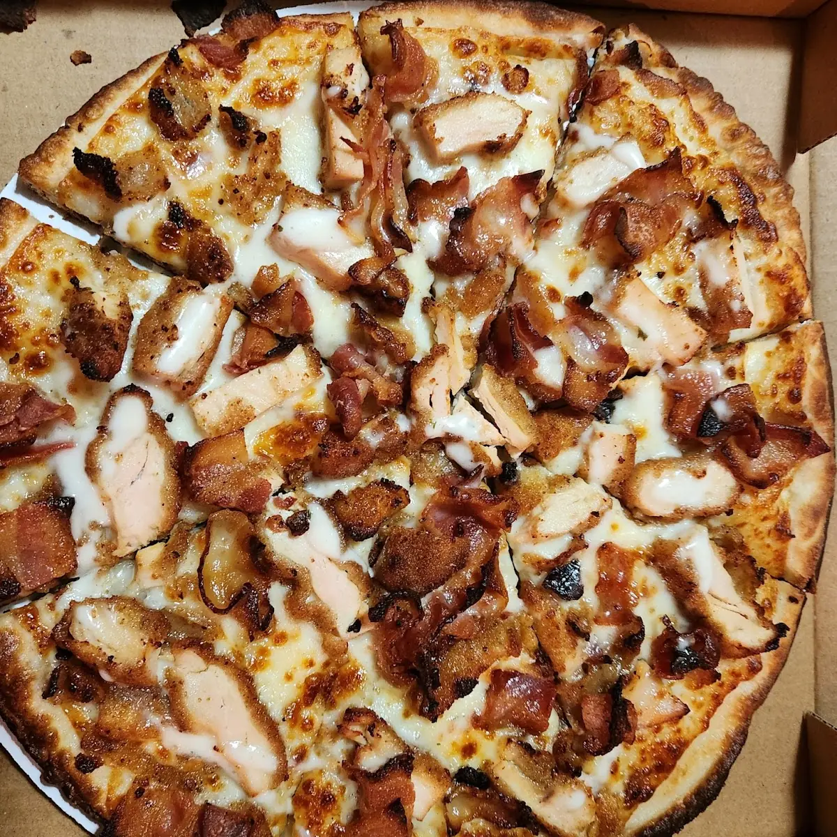 Chicken Bacon Ranch Pizza