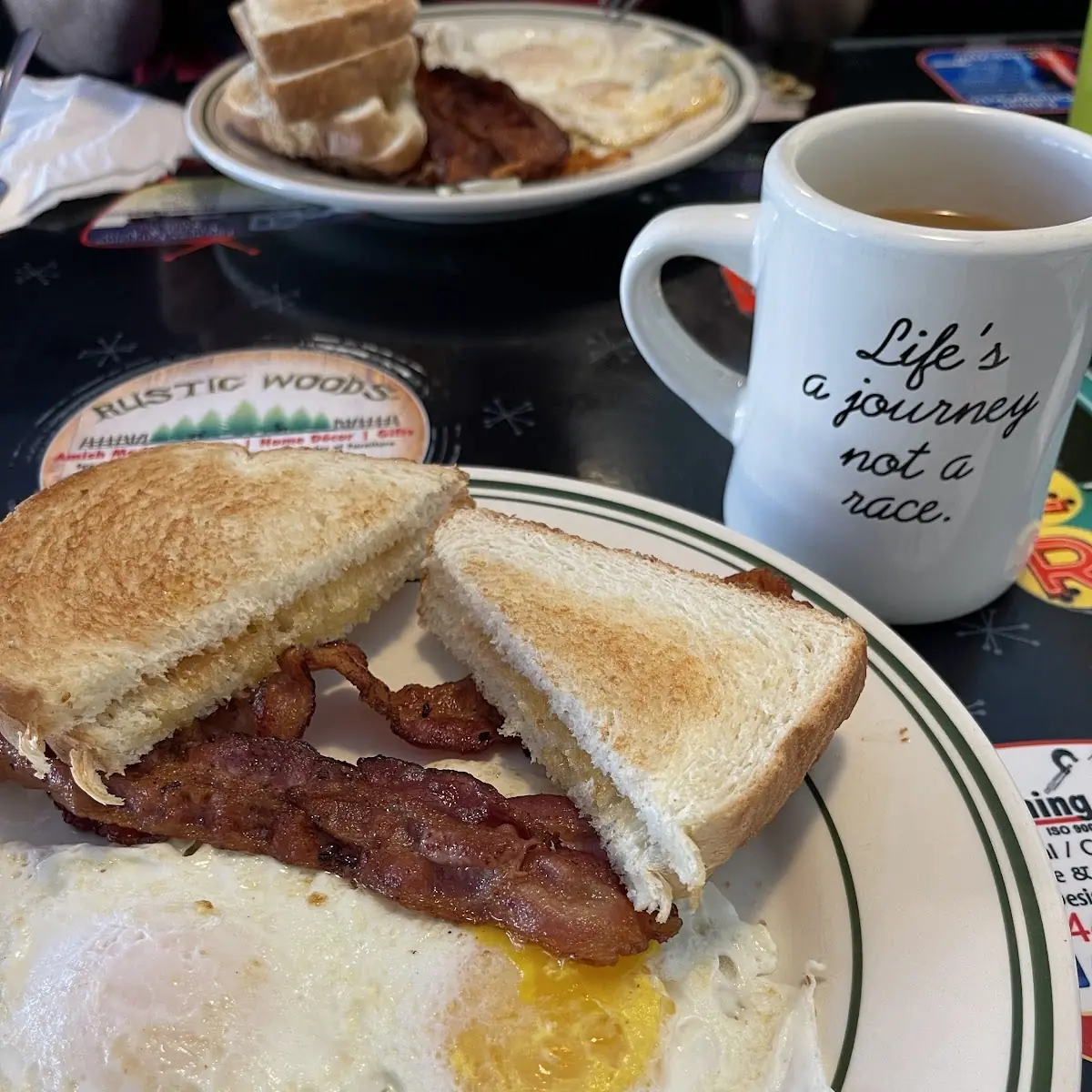 Full French Toast w Eggs & Meat
