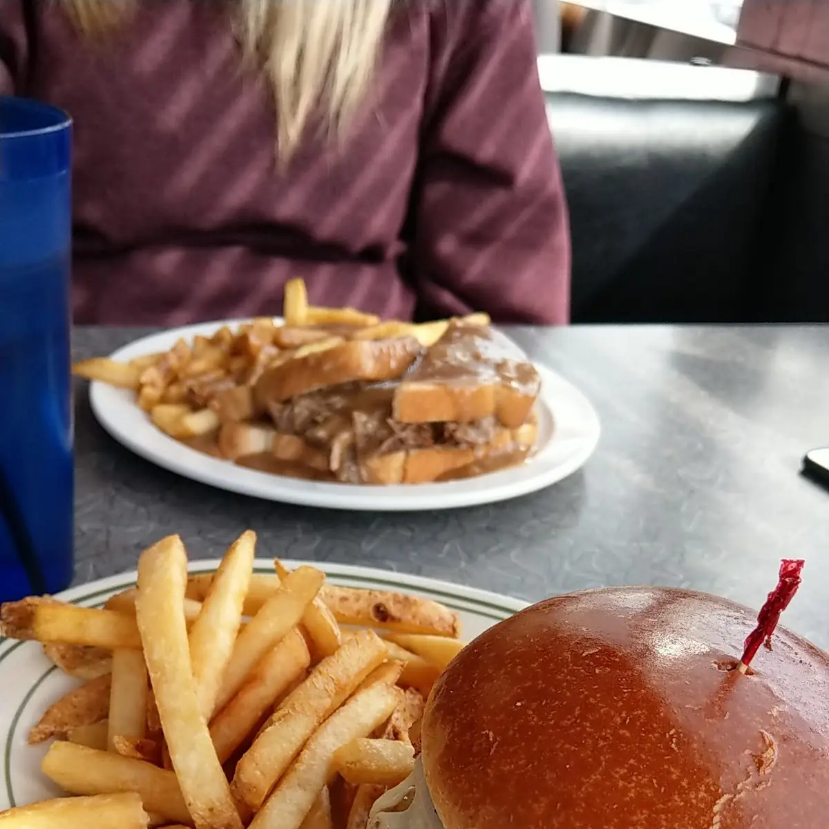 Mushroom Swiss Burger