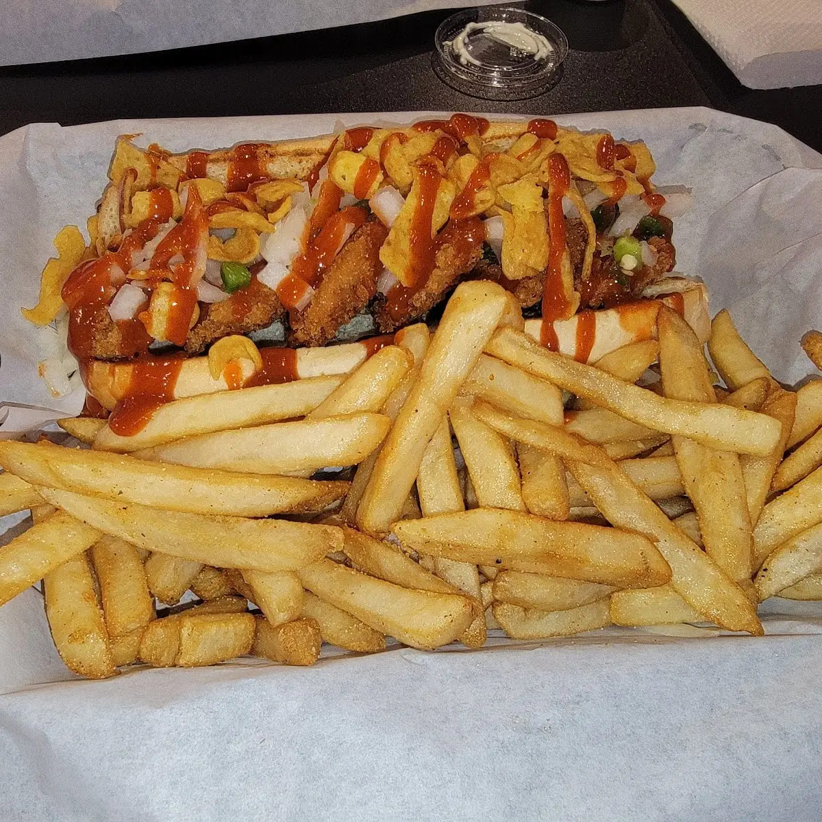 Voodoo Sandwich Fried Shrimp