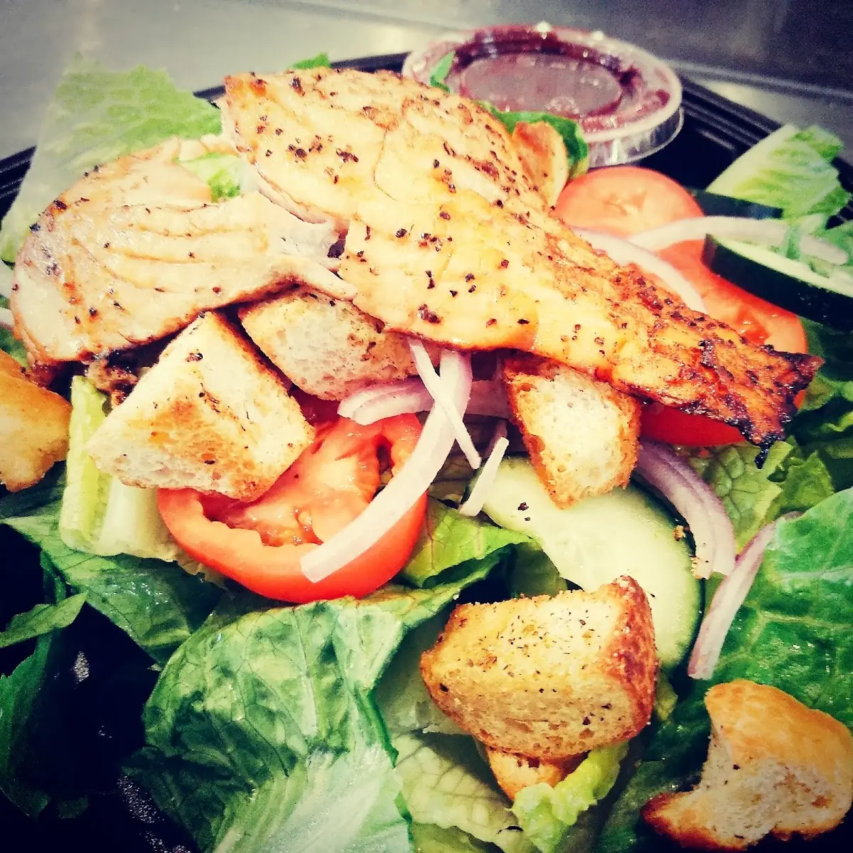 Salmon blt Salad