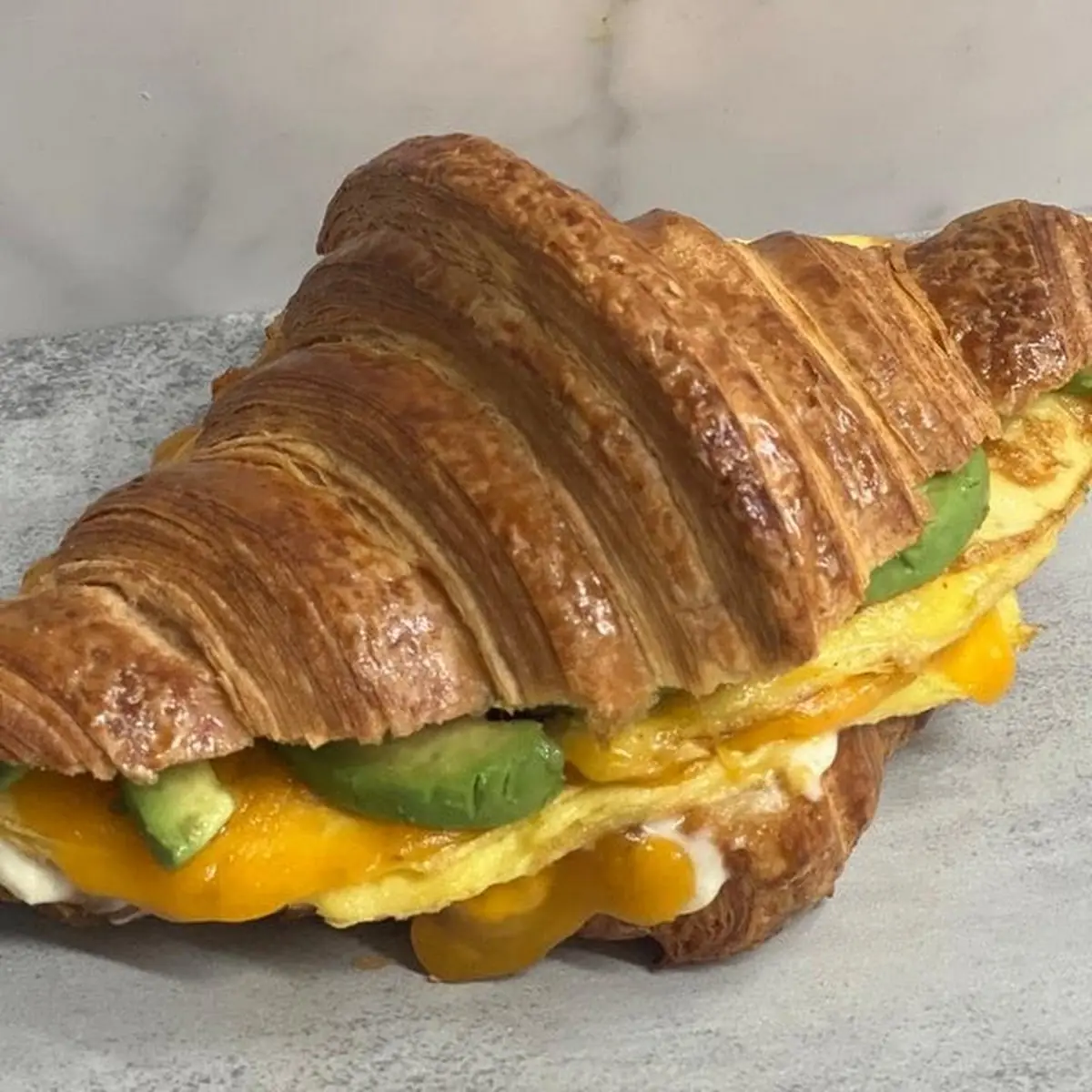 Breakfast Sandwich with Croissant
