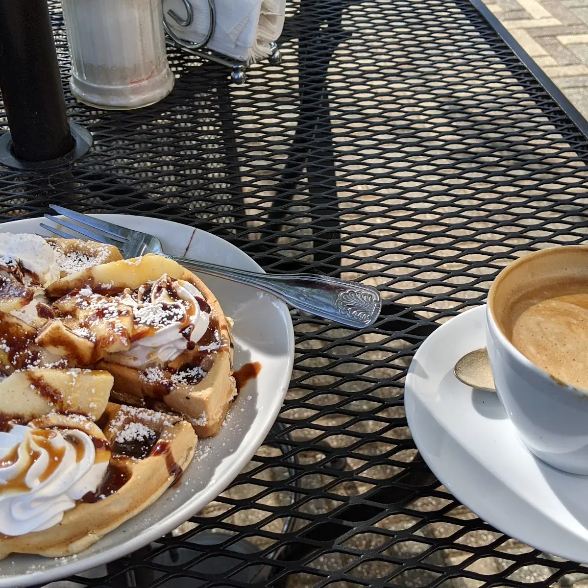 Cinnamon Apple Waffles