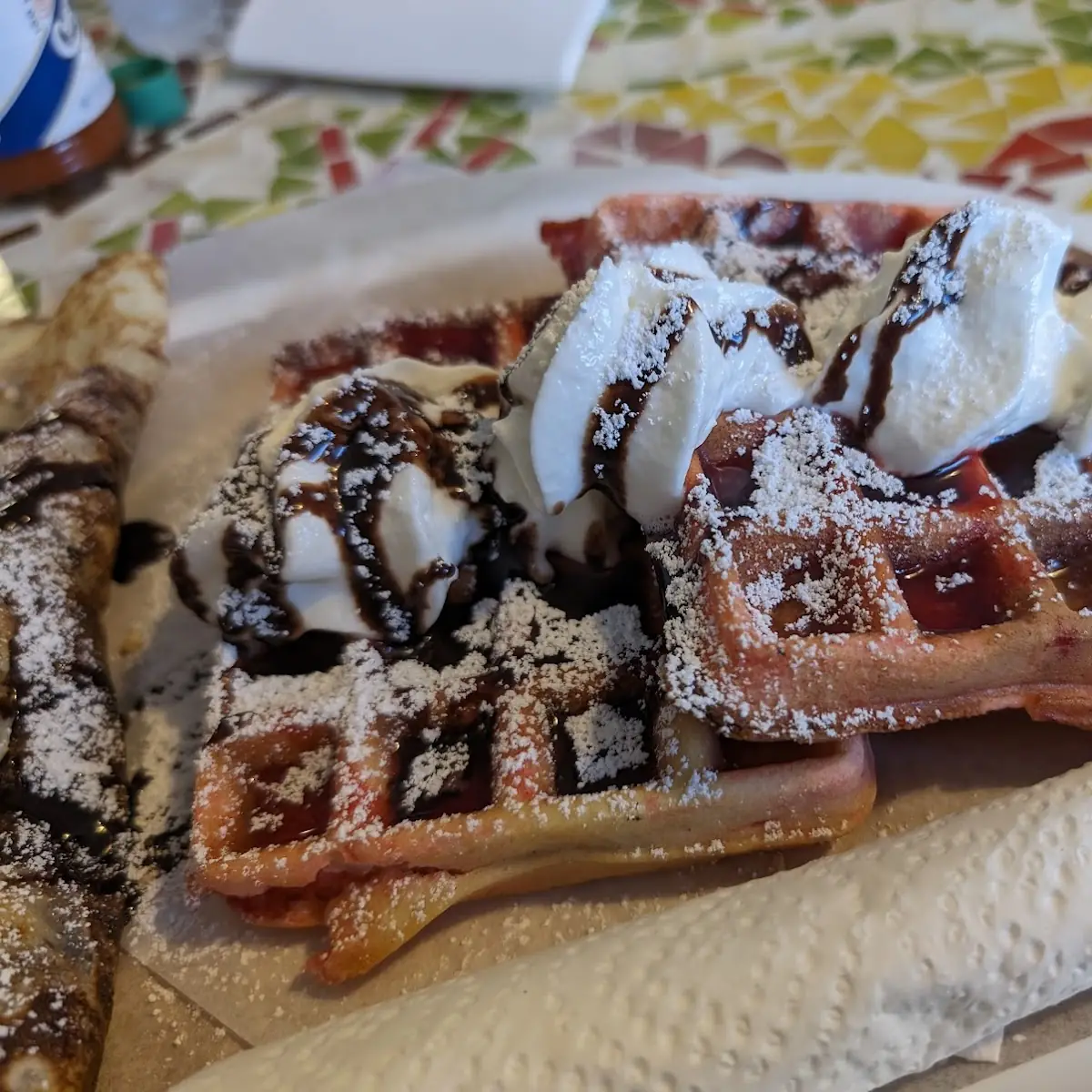 Strawberry Waffles