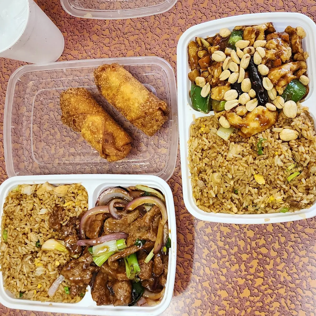 Egg Roll Chicken Fried Rice