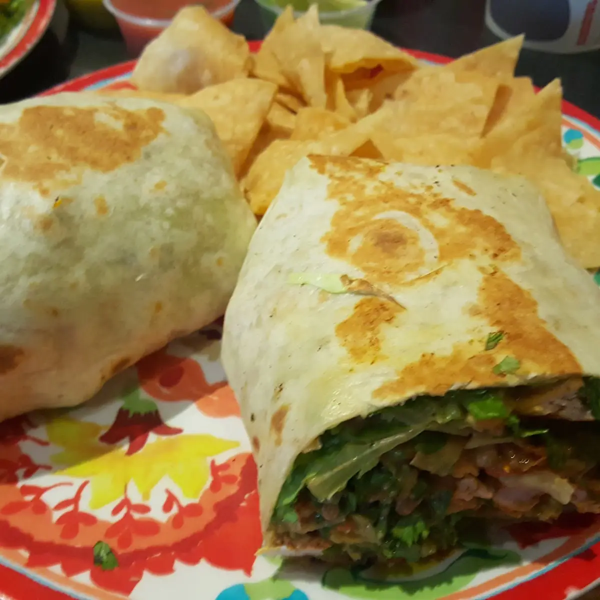 Chicken Caesar Burrito