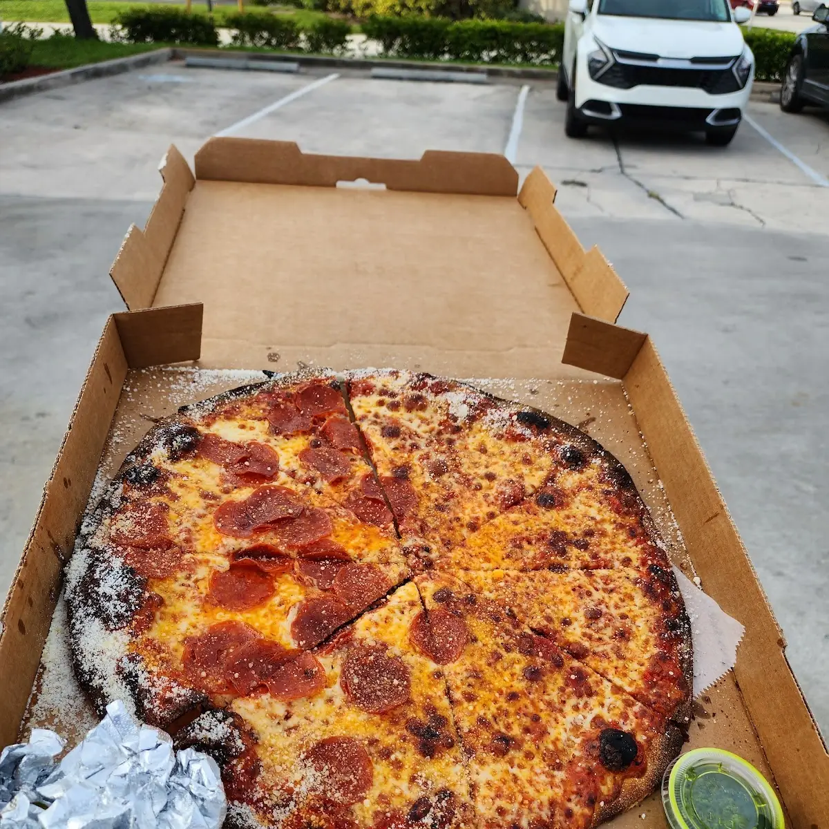 Half Pepperoni and Plain Cheese Pizza