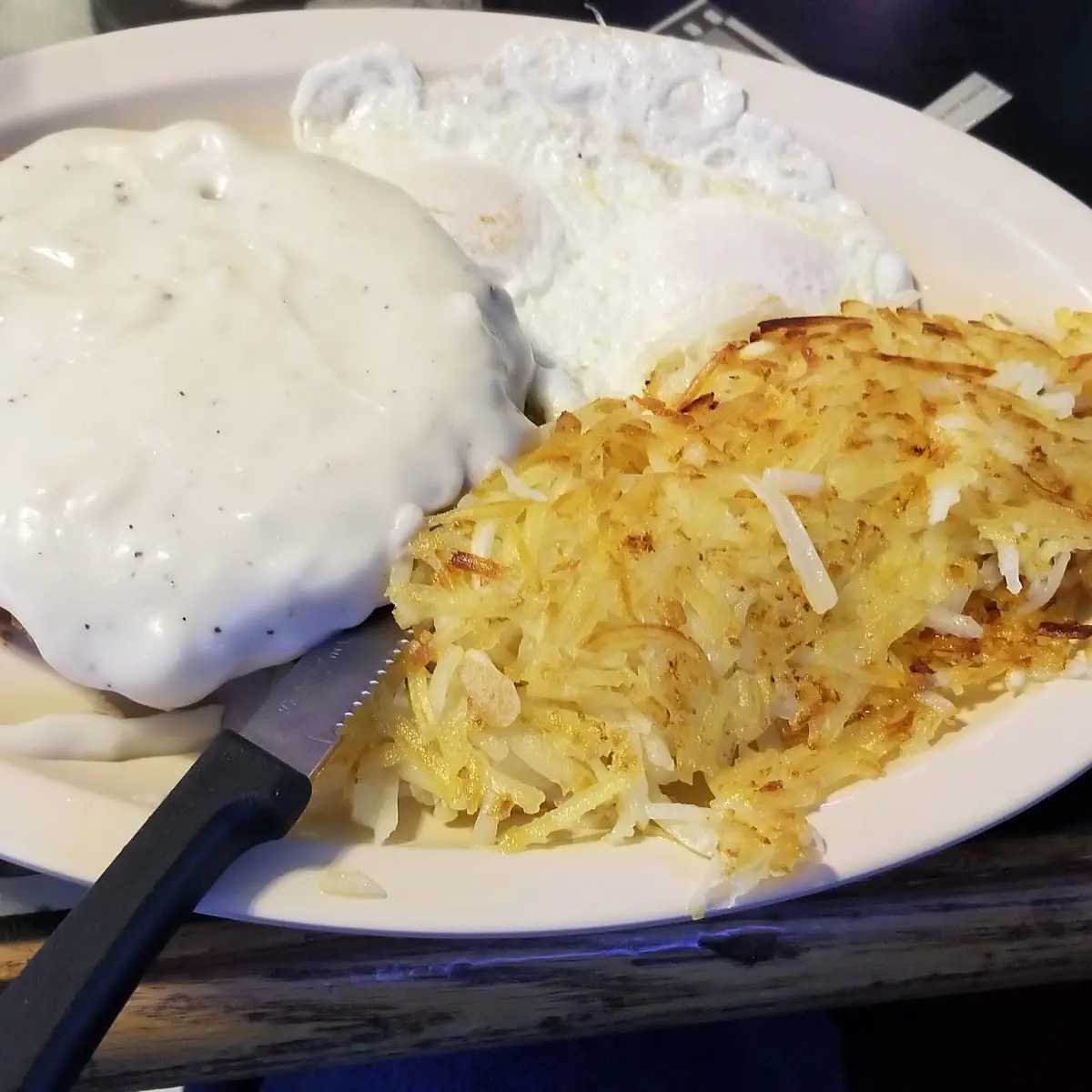 Chicken Fried Steak & Eggs