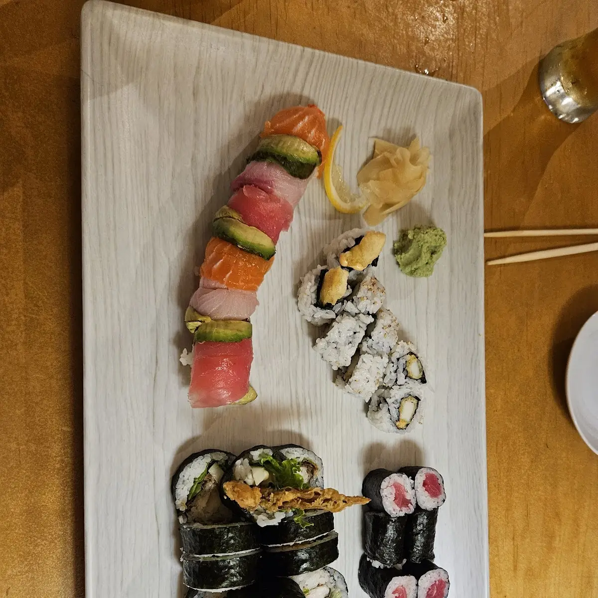 Rainbow Roll Spider Roll Shrimp Roll