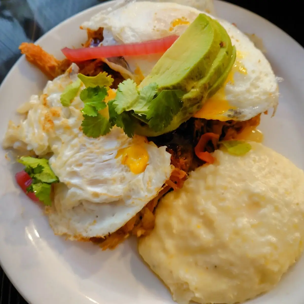 Green Chile Pulled Pork Hash
