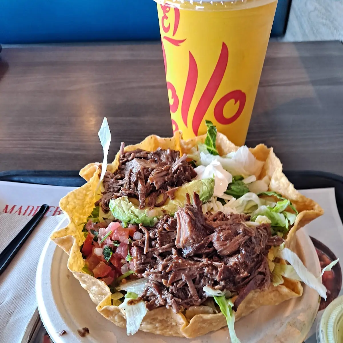 Beef Tostada