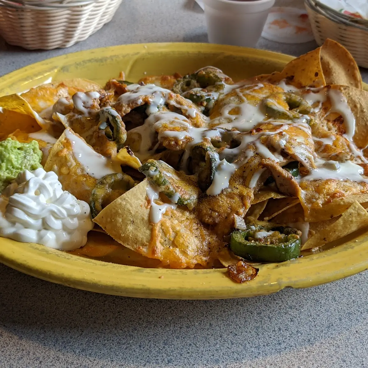 Spicy Chicken Nachos