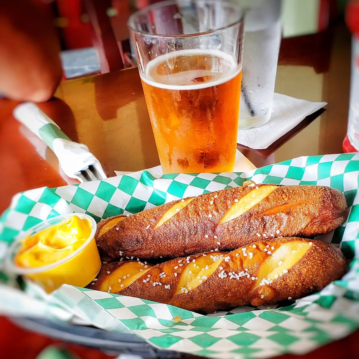 Pretzel Sticks and Cheese