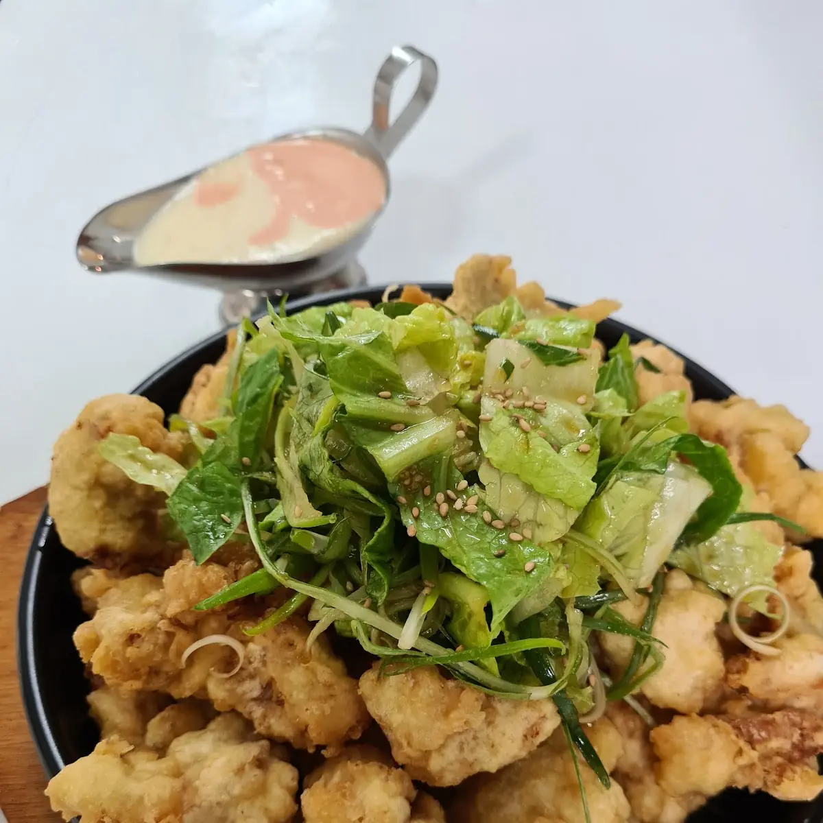 Fried Boneless Chicken with Scallions 파닭