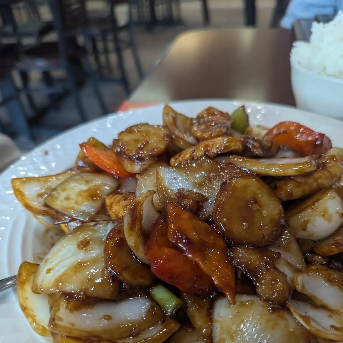 Scallops with Black Bean Sauce