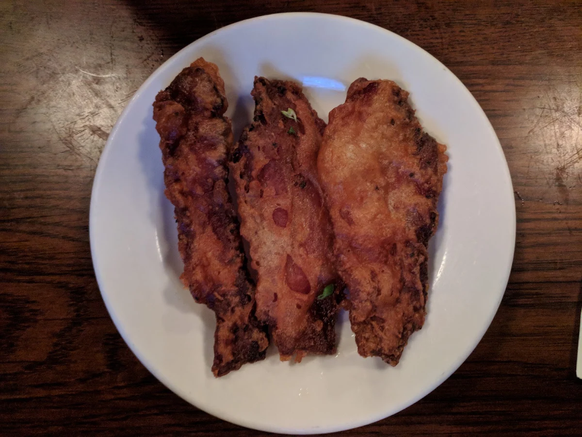Beer Battered Bacon