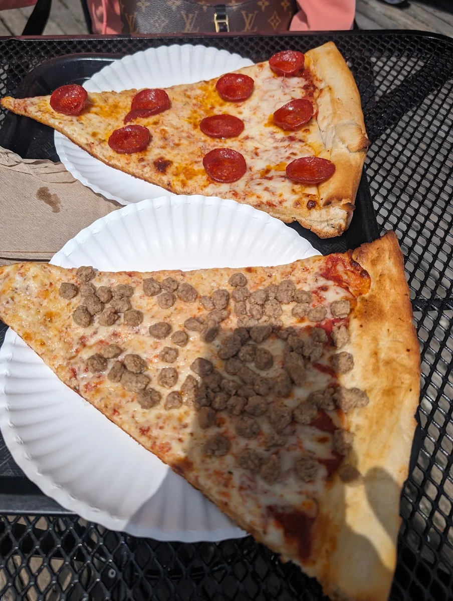 Sausage Pizza Slice