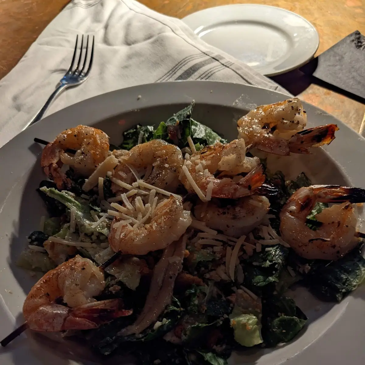 Grilled Shrimp Caesar Salad