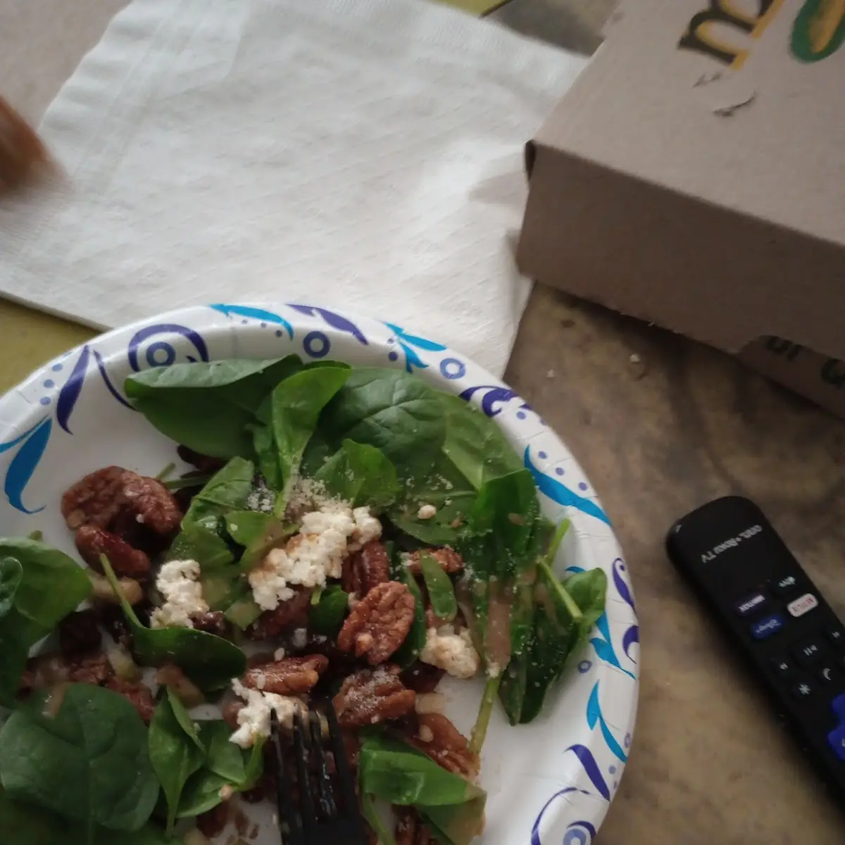 Enlightened Spinach Salad