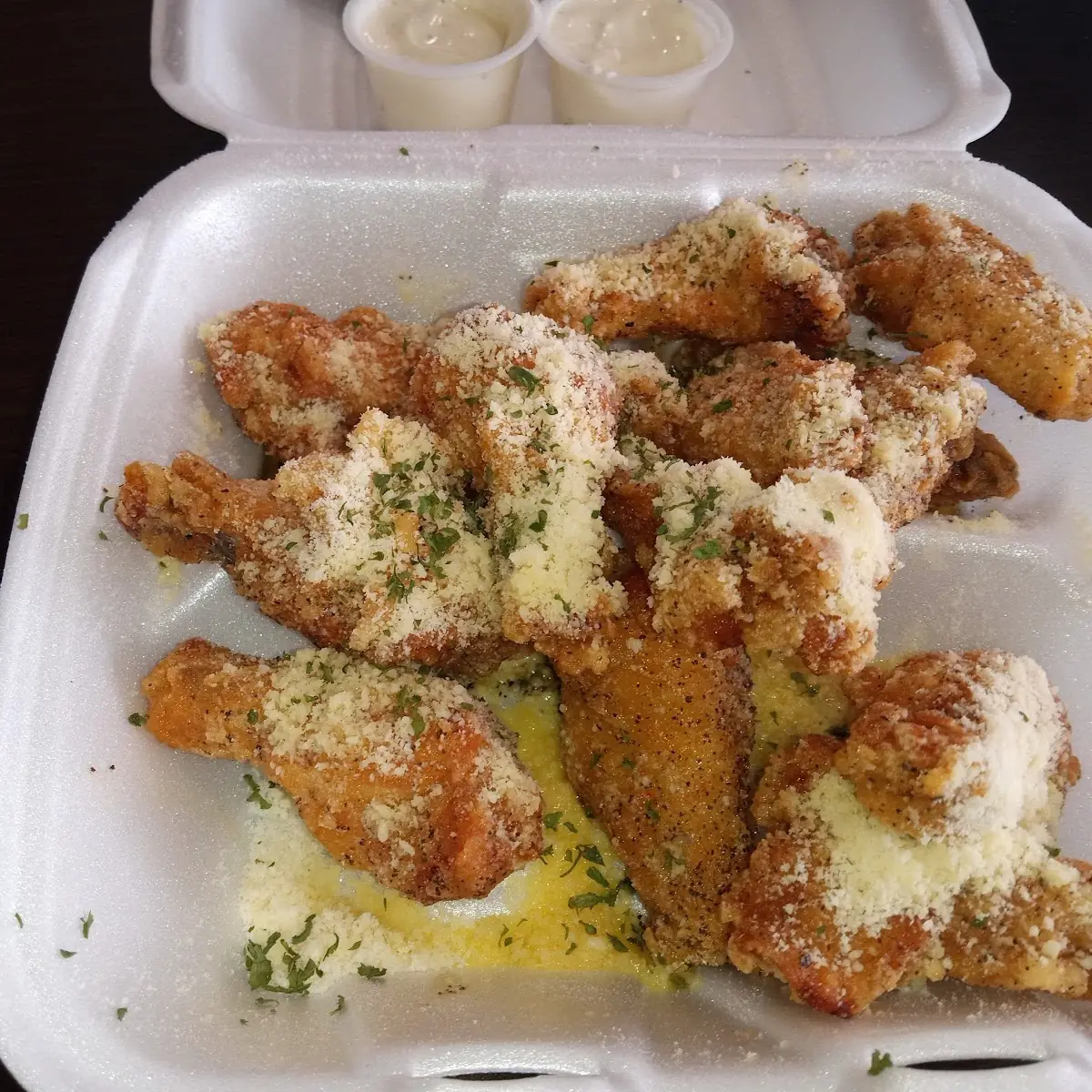 Lemon Pepper Parmesan Wings