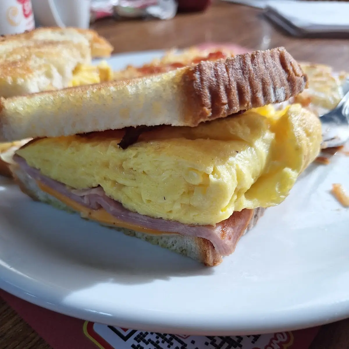 My Hammy & Cheese Omelette