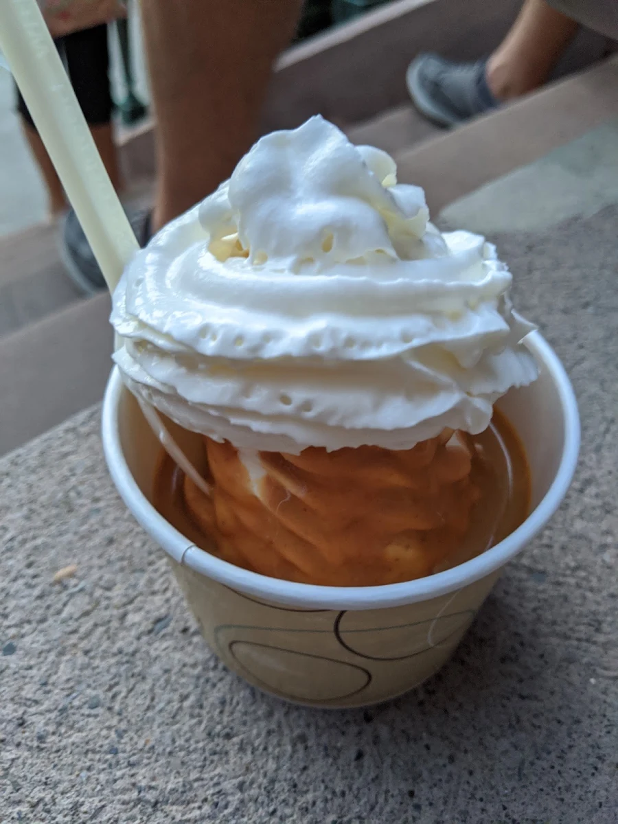 Peanut Butter Sundae with Whipped Cream