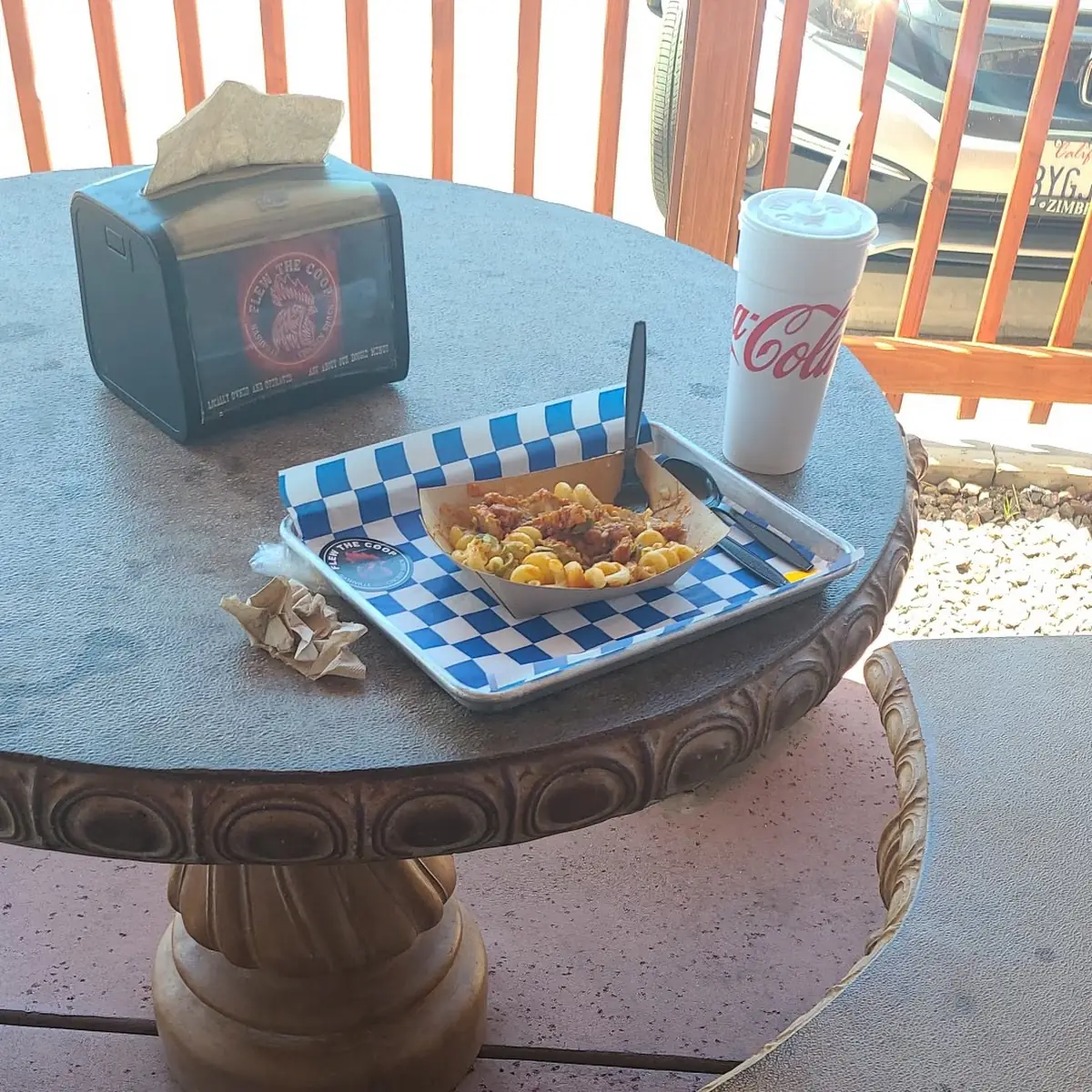 Mac and Cheese Topped with Chicken