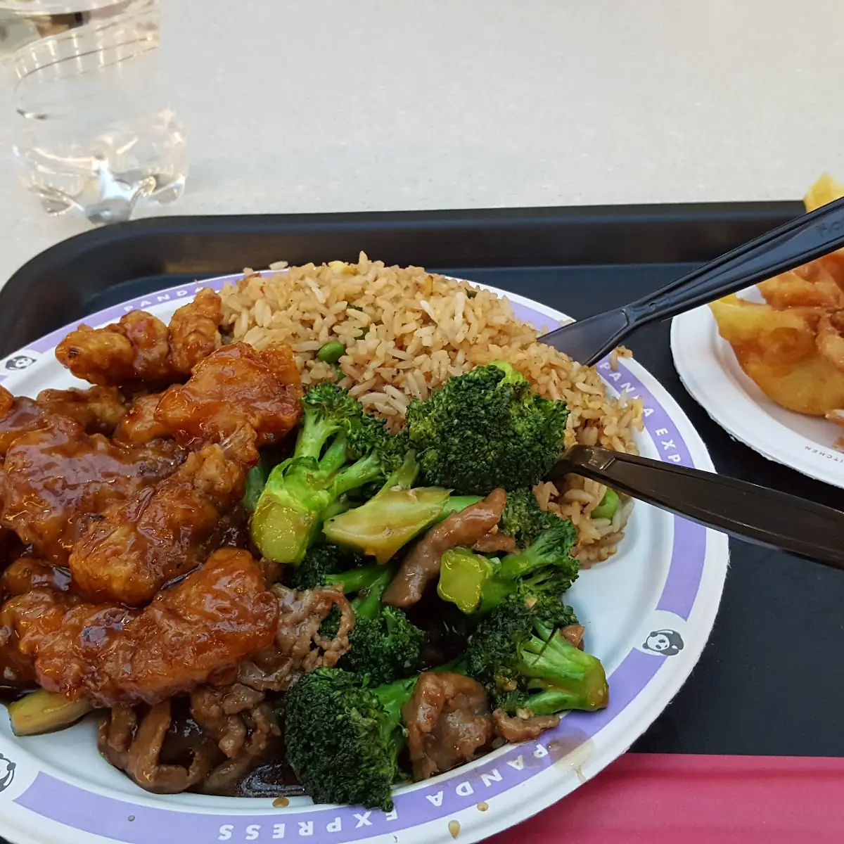 Orange Chicken Beef & Broccoli