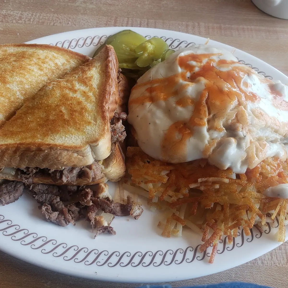 Bacon Cheese Steak Sandwich
