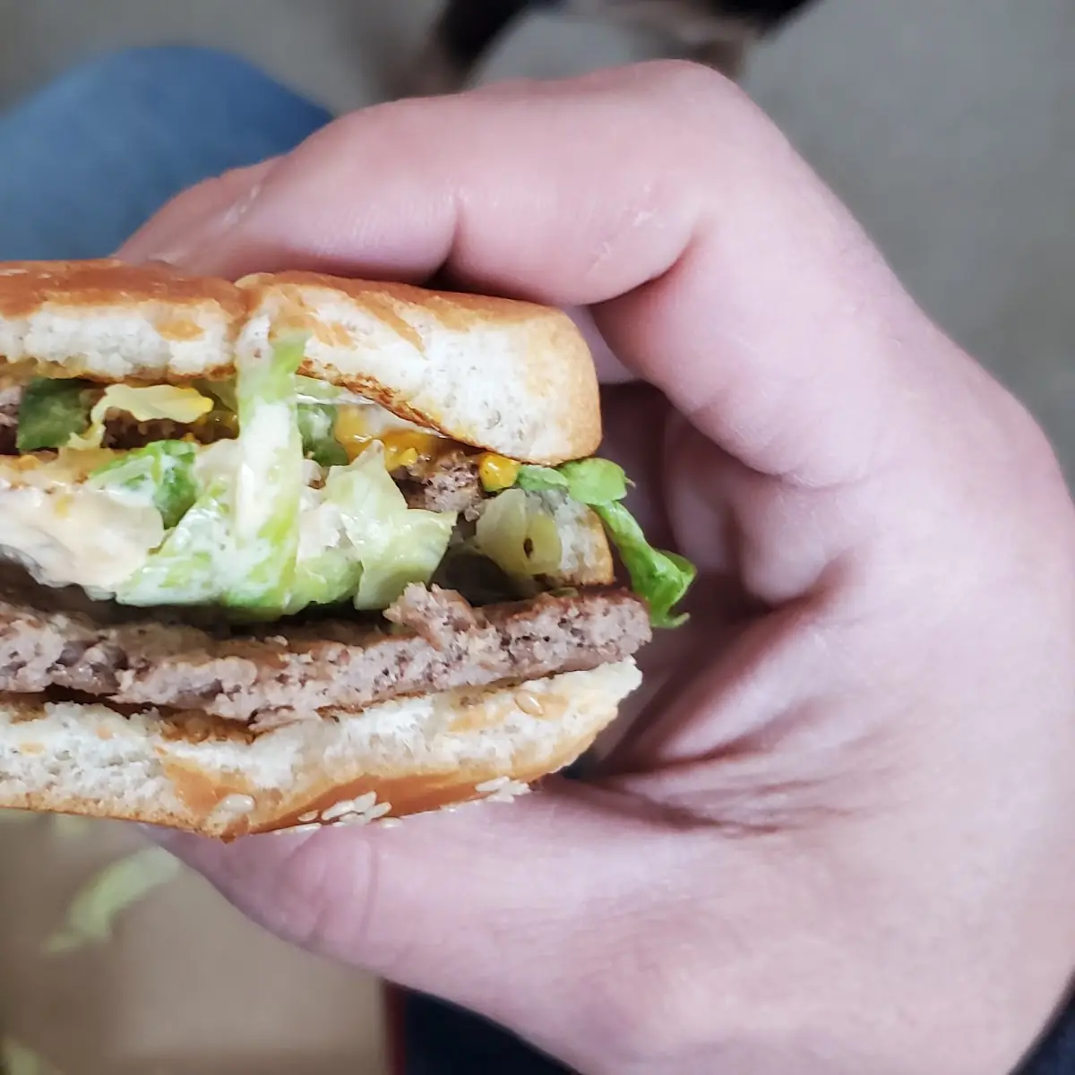Wanna Be Big Mac Looks Like Big Bread