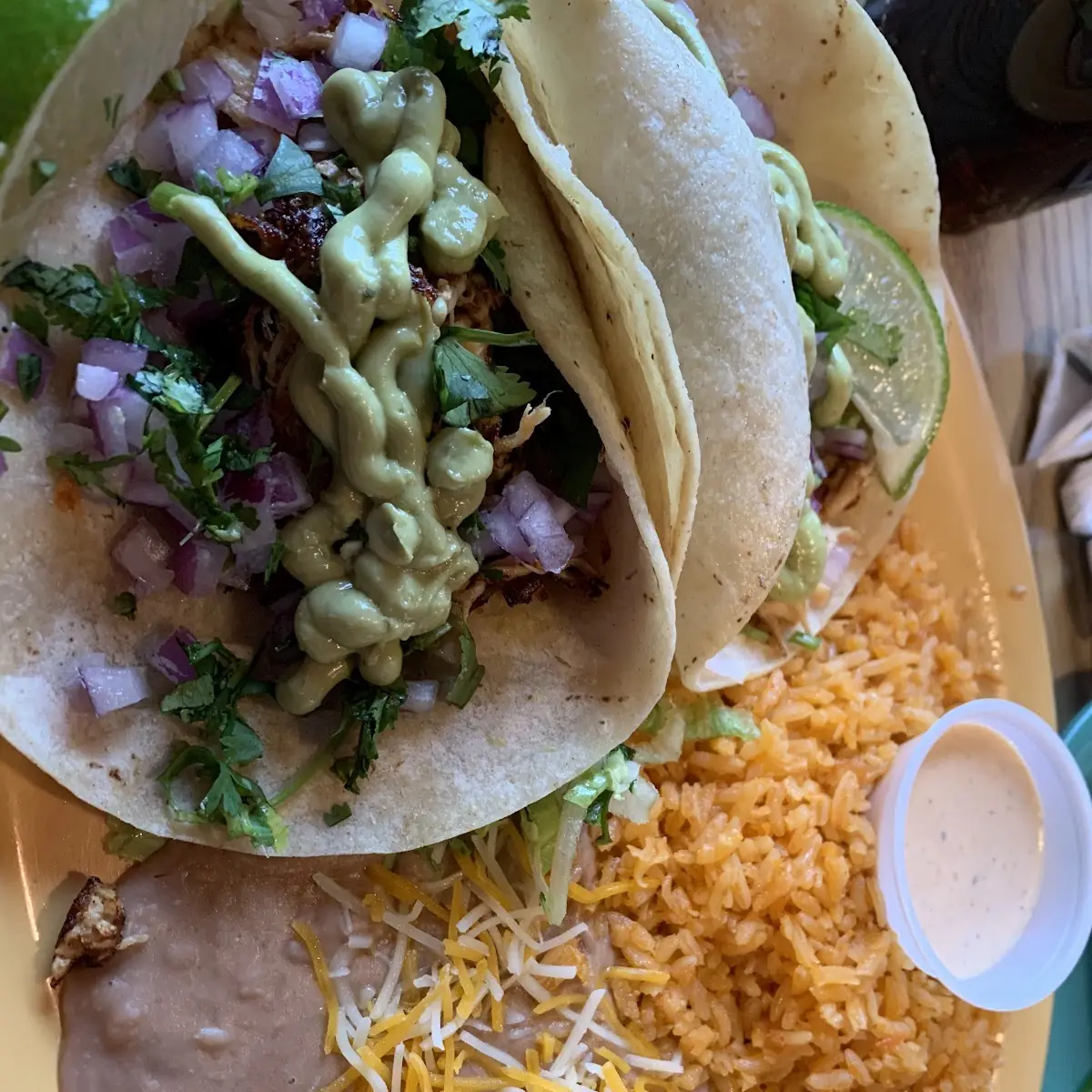 Baja Chicken Tinga Tacos
