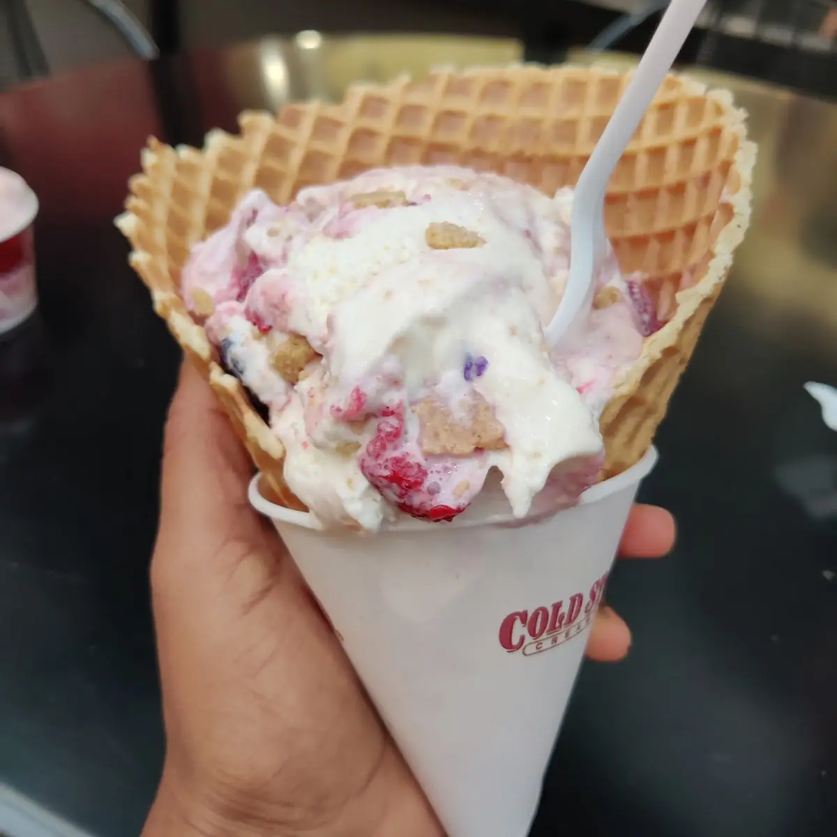 Cheesecake Ice Cream Cone